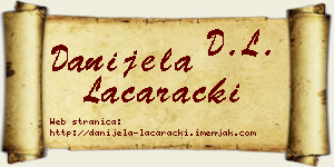 Danijela Laćarački vizit kartica